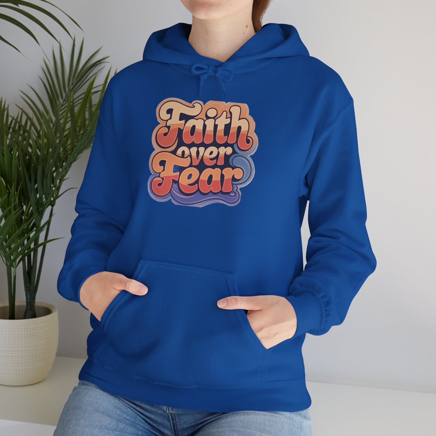 Faith Over Fear Cozy Unisex Hoodie