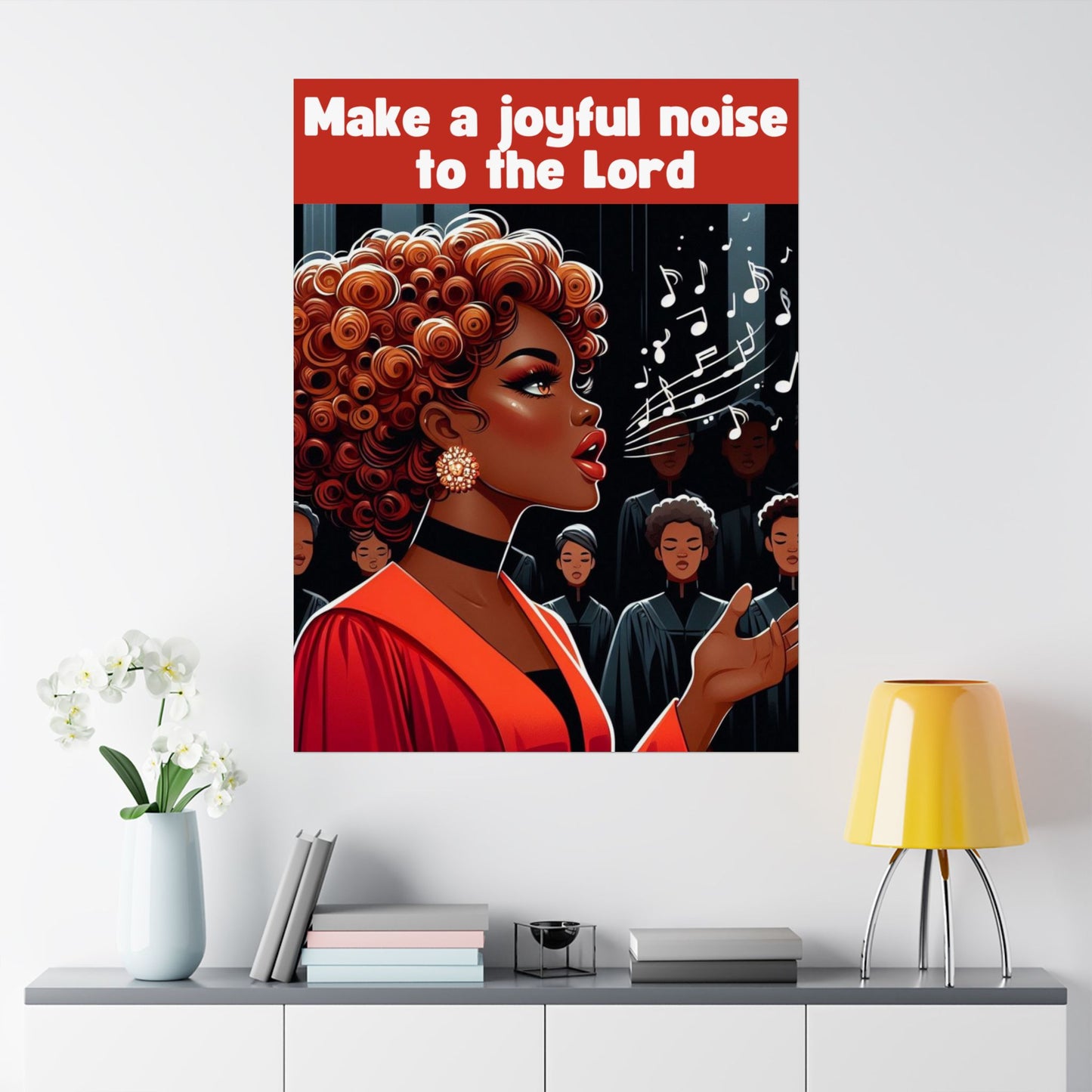 Joyful Praise: Spiritual Inspirational Choir Poster