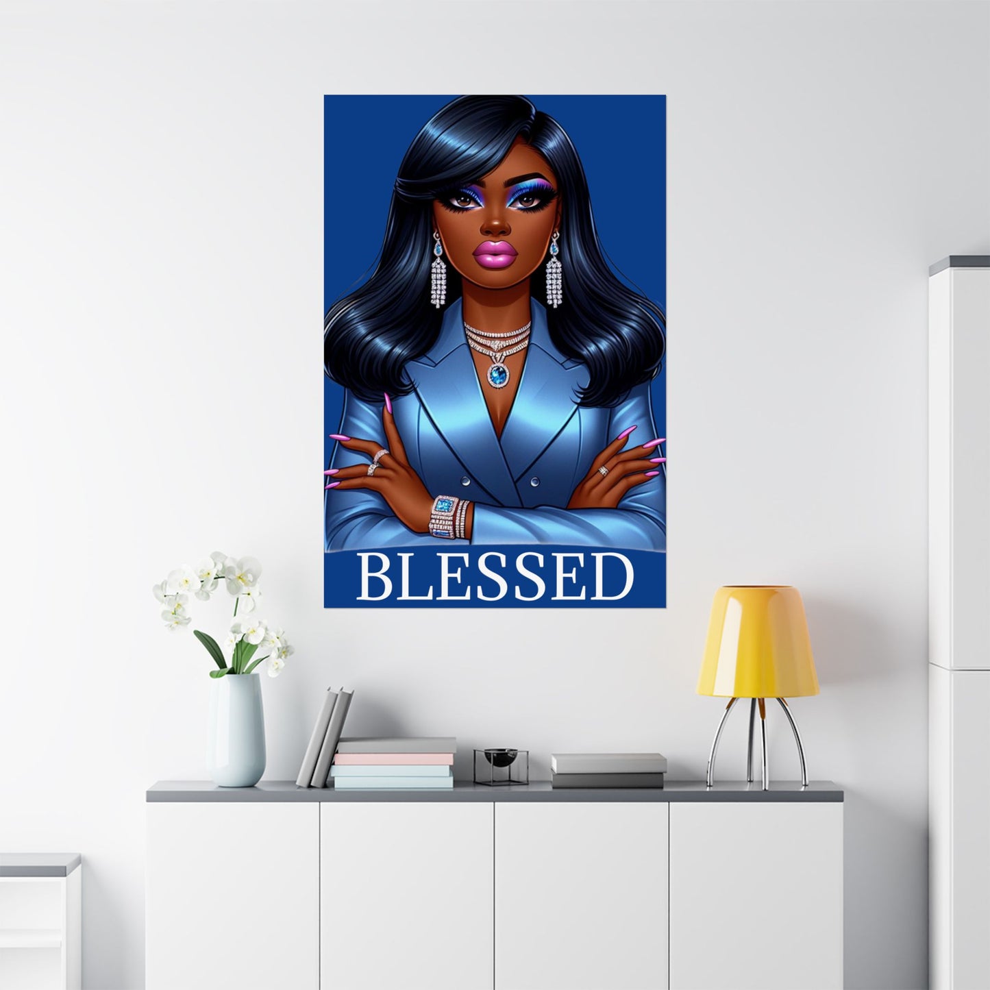 Blessed: Premium Matte Vertical Poster