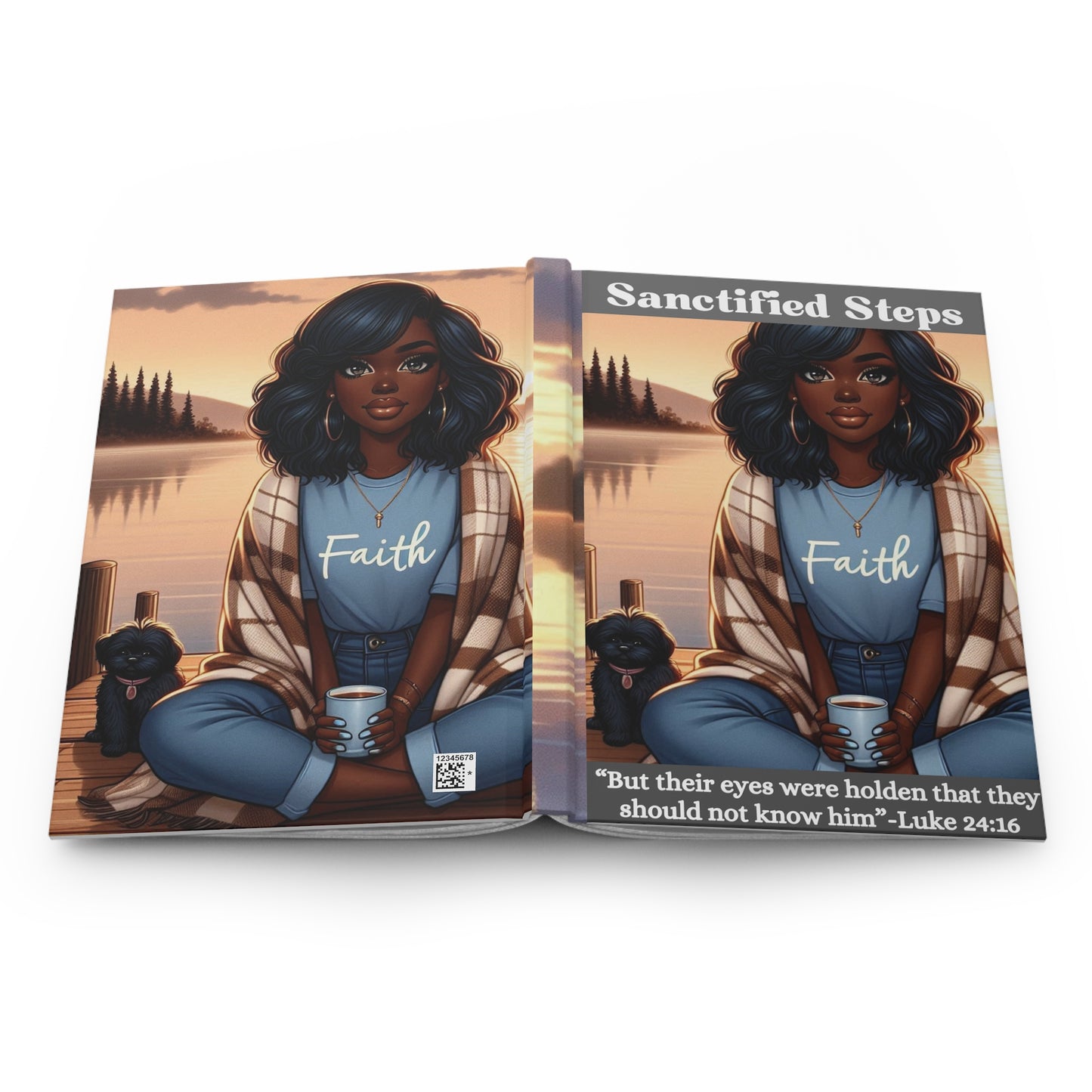 Sanctified Steps Hardcover Journal|Faith-Based for Reflection & Spiritual Growth