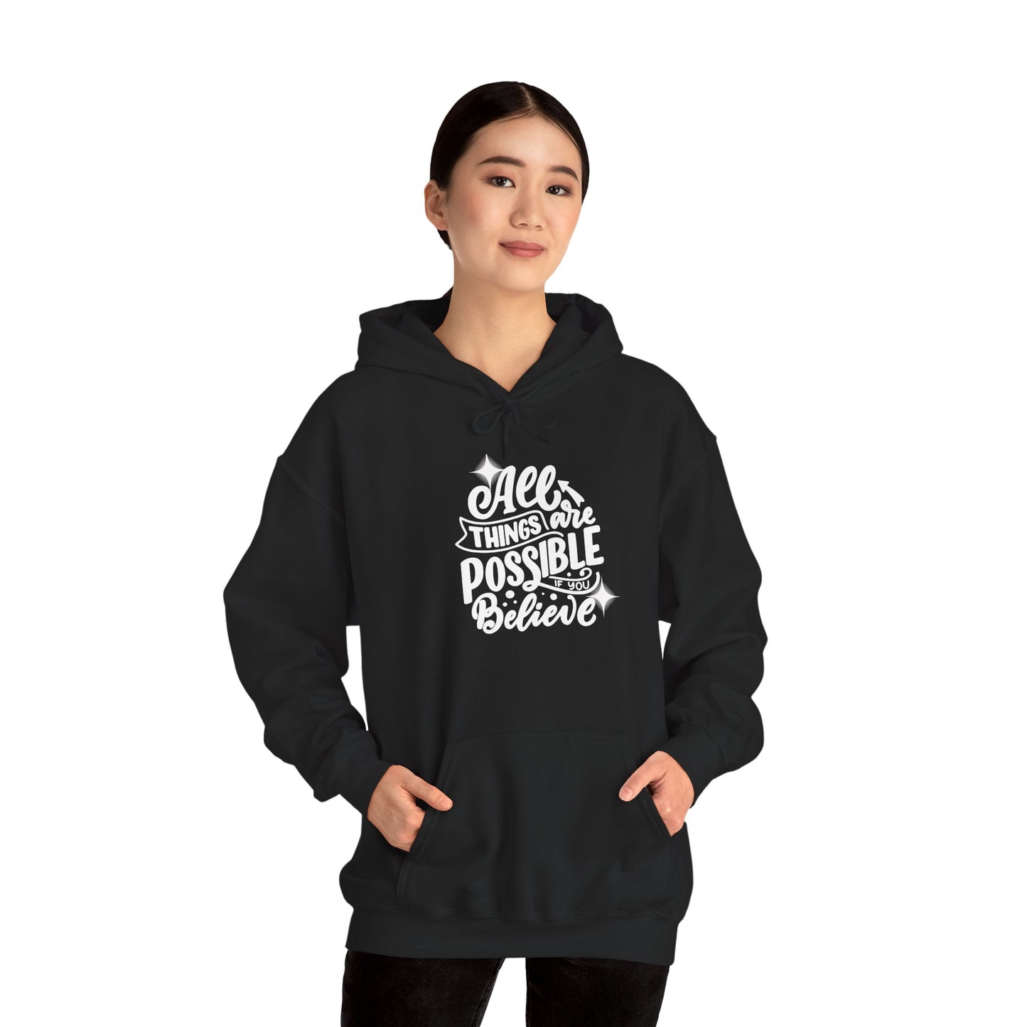 All Things Are possible Unisex Heavy Blend™ Hooded Sweatshirt