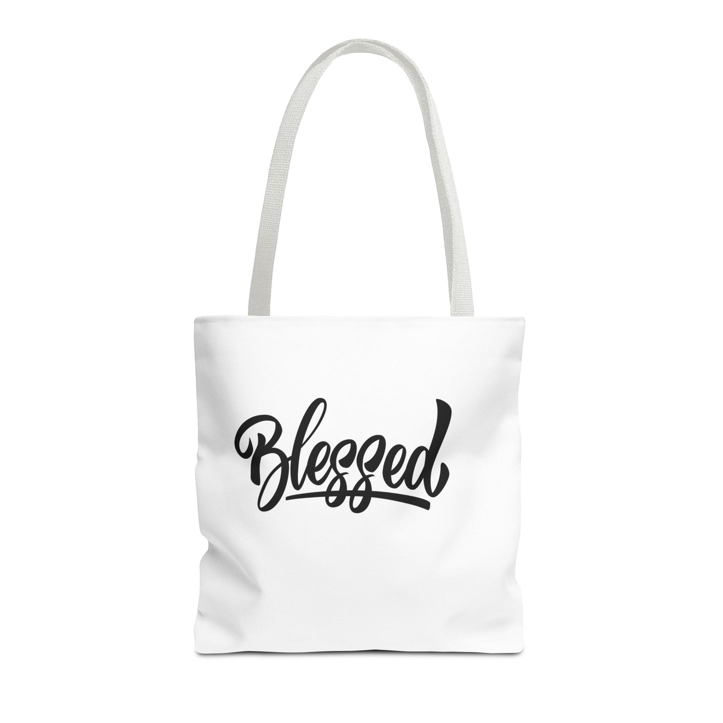 Empowering "Blessed" Inspirational Tote Bag