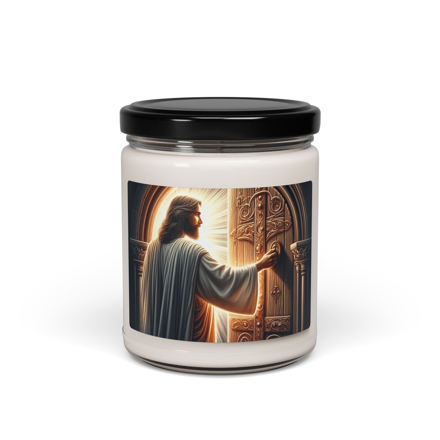 Divine Aromas: Jesus At The Door Scented Soy Candle, 9 oz