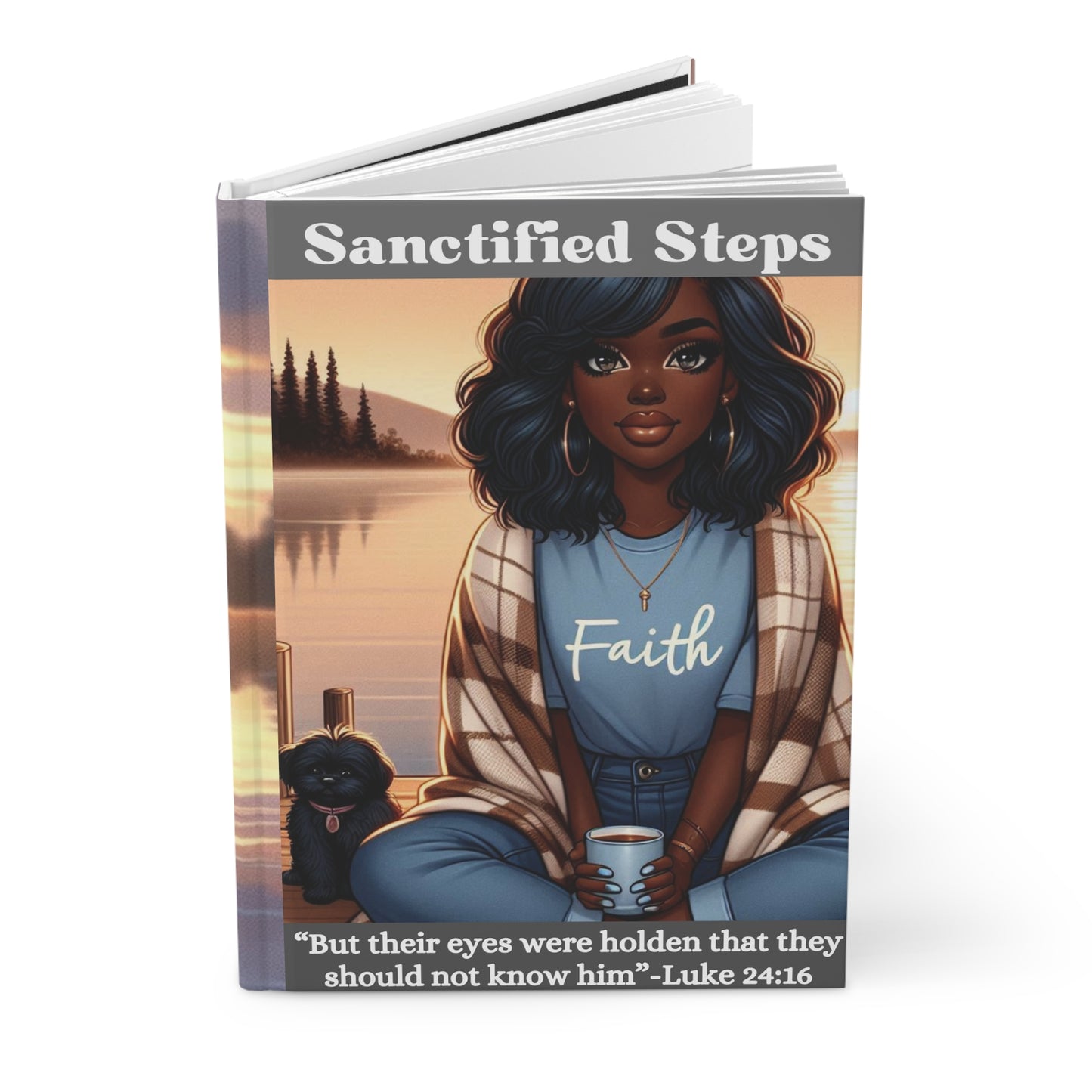Sanctified Steps Hardcover Journal|Faith-Based for Reflection & Spiritual Growth