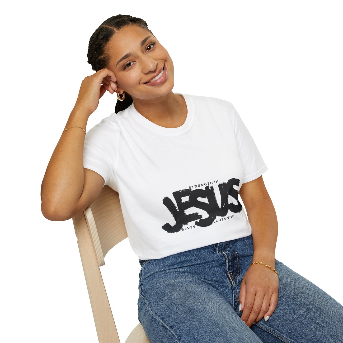 Divine Comfort: Strength in Jesus Unisex T-Shirt