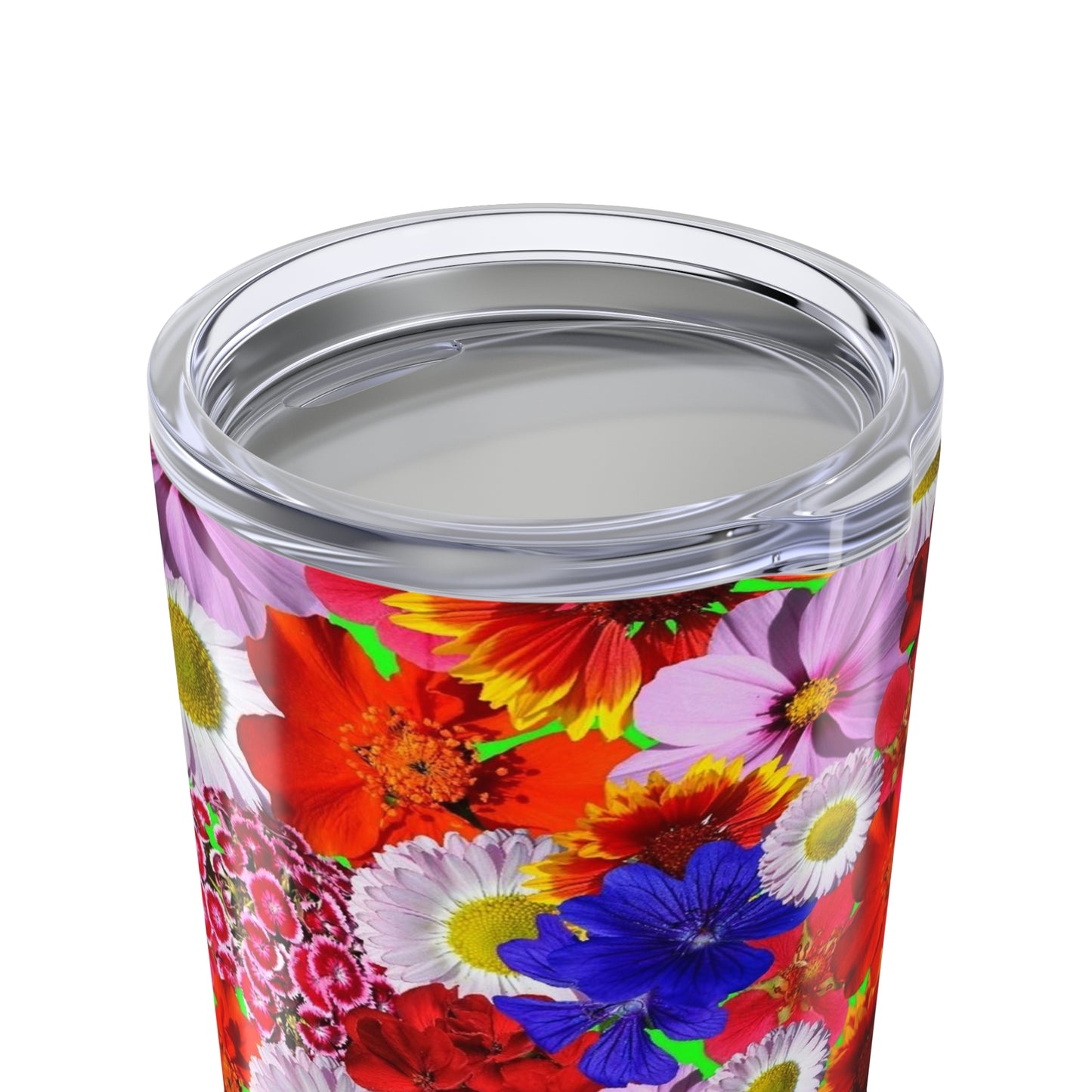 Red Floral Bliss 20oz Stainless Steel Tumbler