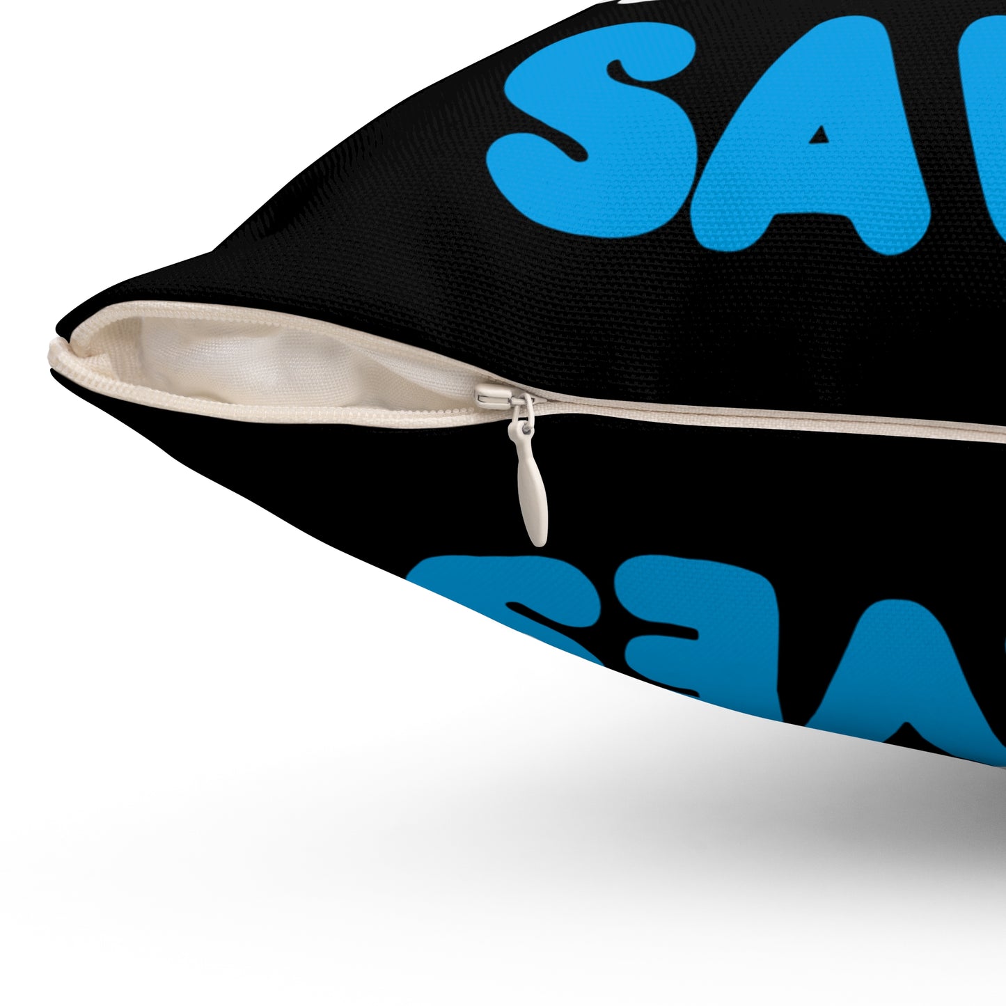 Divine Comfort: Jesus Saves Spun Polyester Square Pillow