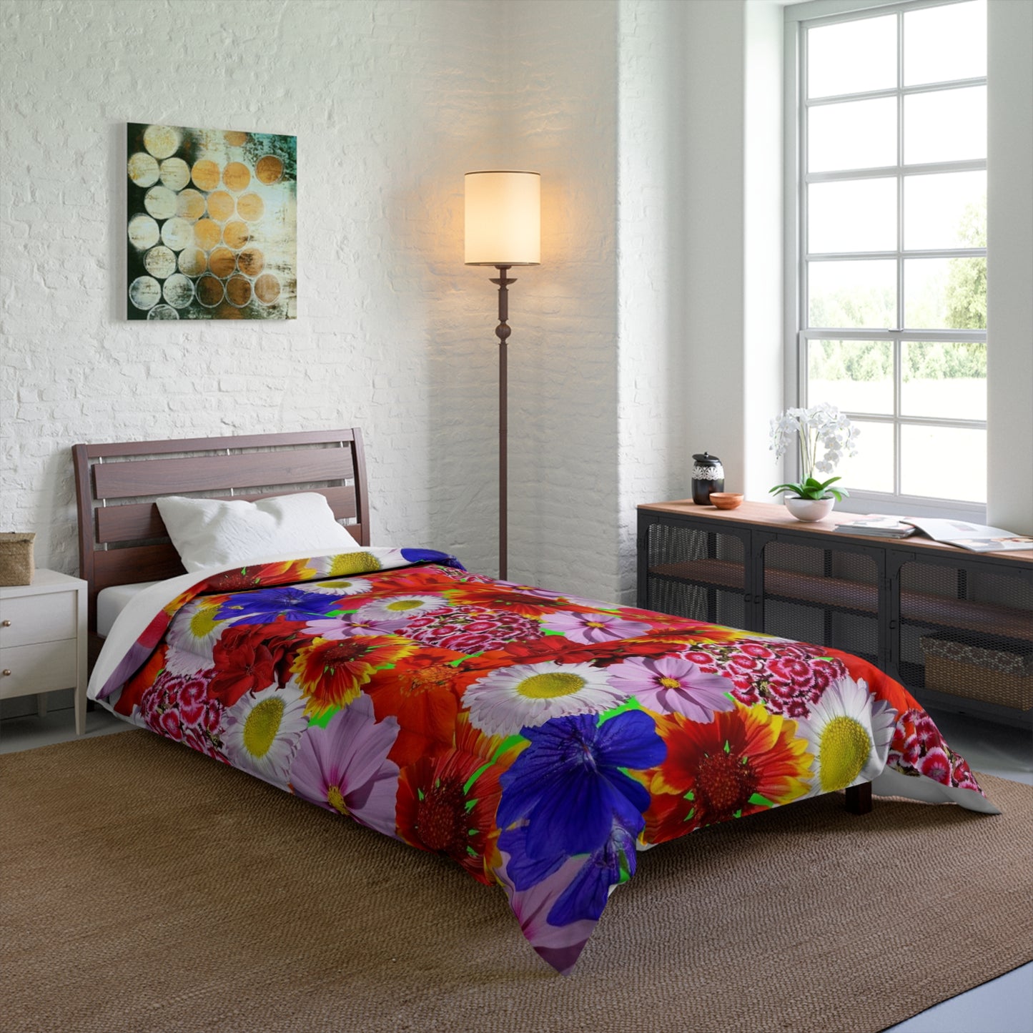 Red Floral Bliss Dream Comforter