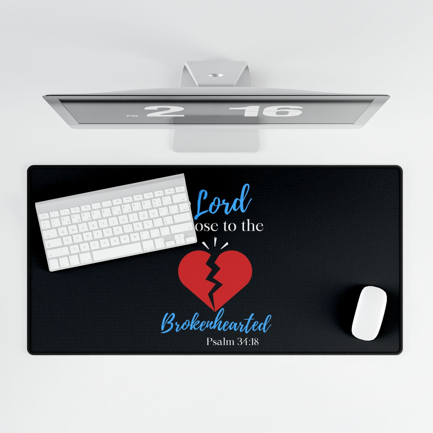 Find Comfort in Psalm 34:18 Mouse Pad