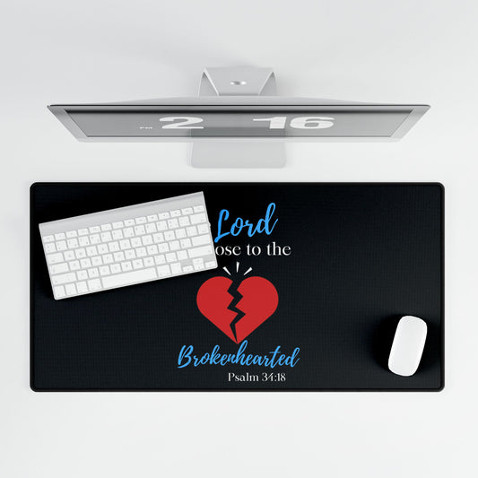 Find Comfort in Psalm 34:18 Mouse Pad