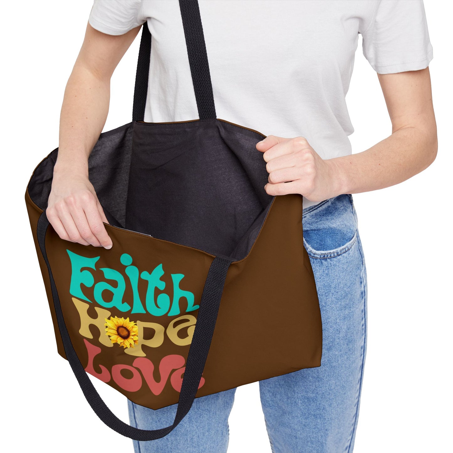 Faith, Hope, and Love Weekender Tote Bag