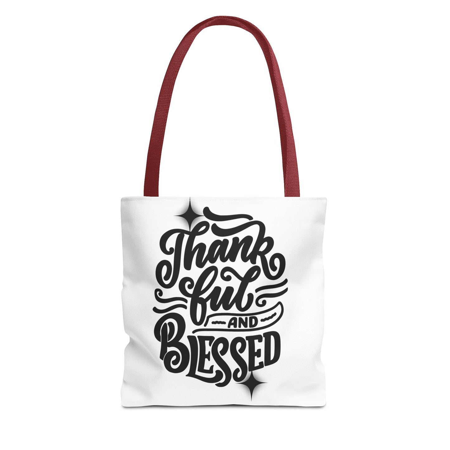 Thankful and Blessed Inspirational Tote Bag