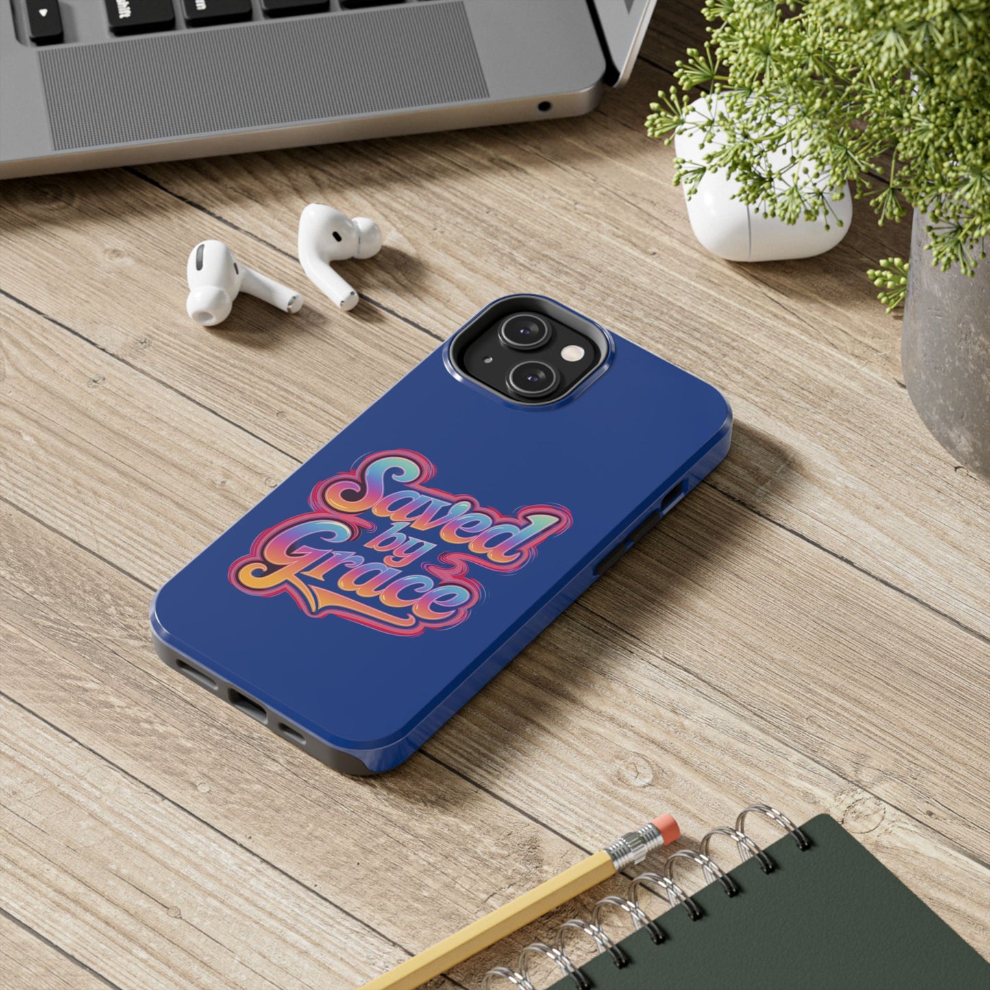 Saved By Grace Christian Tough Phone Case