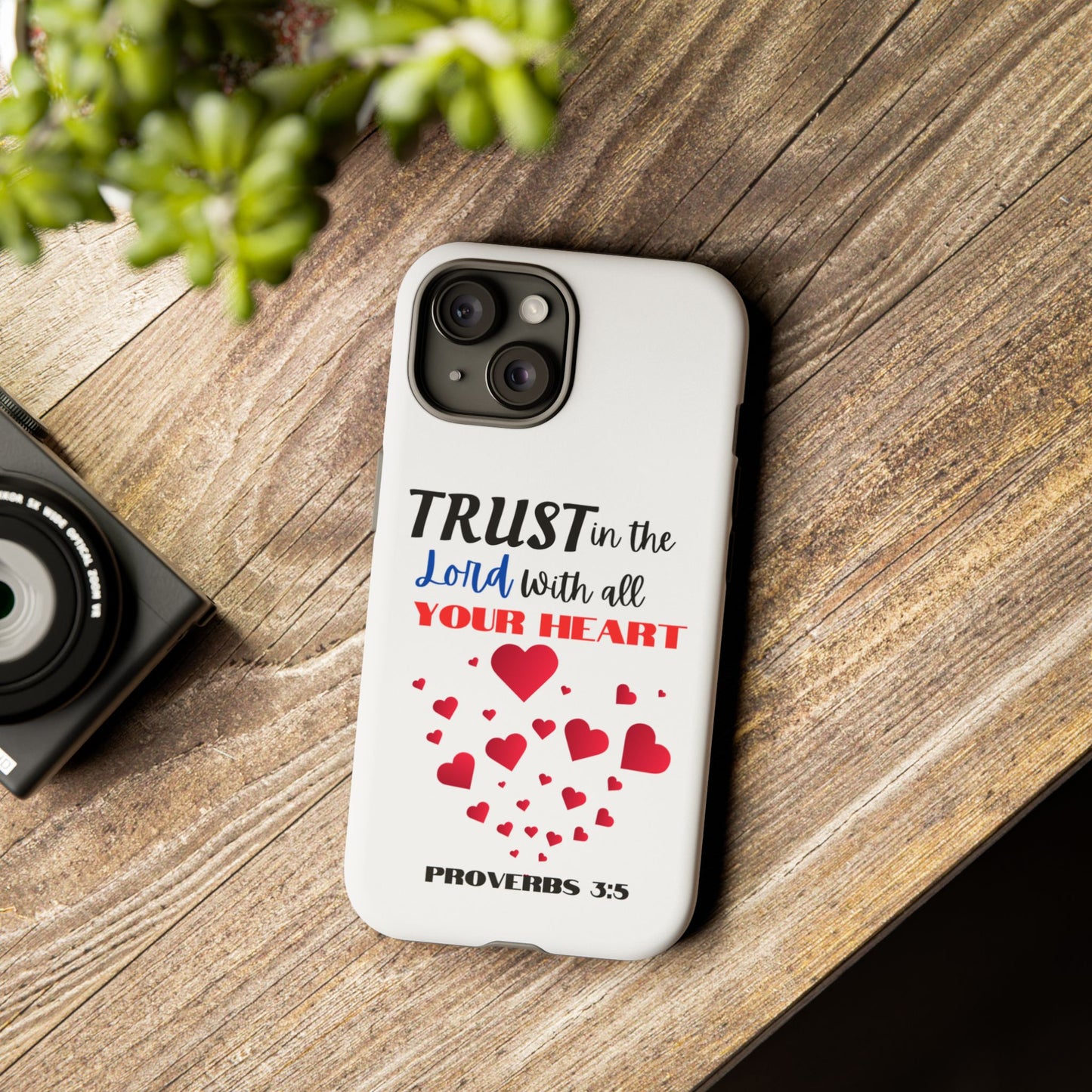 Trust In The Lord| Christian Custom Slim Tough Phone Case