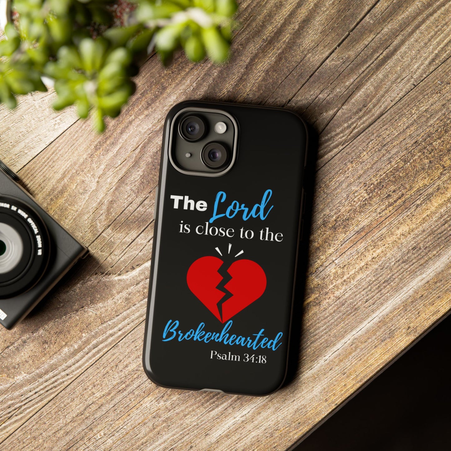 Psalm 34:18 Protective Christian Phone Case| Find Comfort and Strength