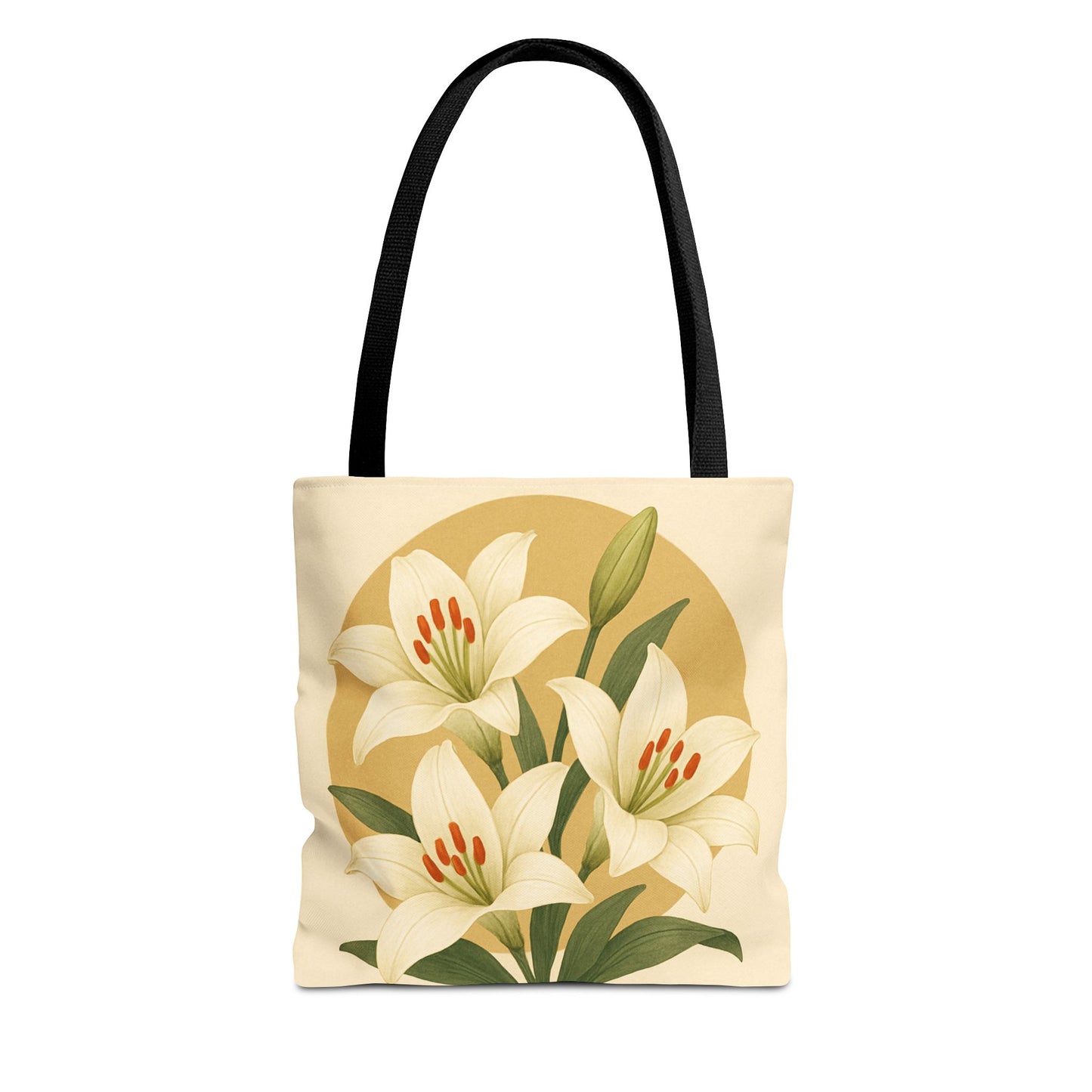Elegant Lillies Tote Bag | Versatile Reusable Shopping Bag, Eco-Friendly Gift, Stylish Accessory, Perfect for Summer Outings