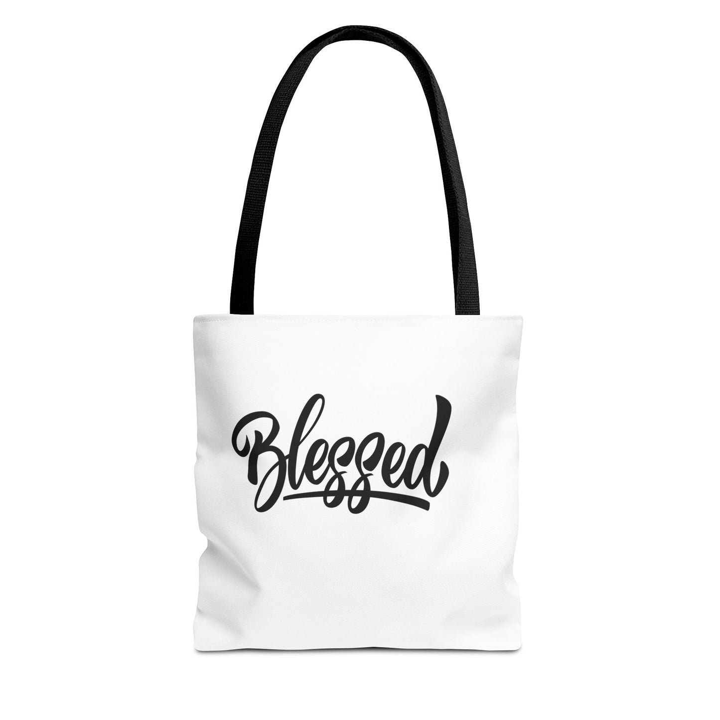 Empowering "Blessed" Inspirational Tote Bag