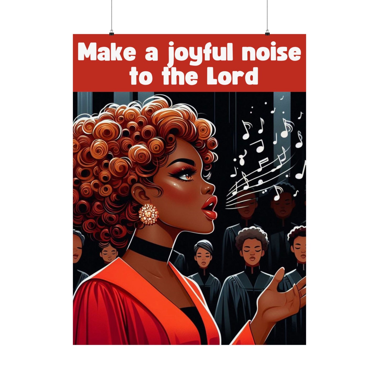 Joyful Praise: Spiritual Inspirational Choir Poster