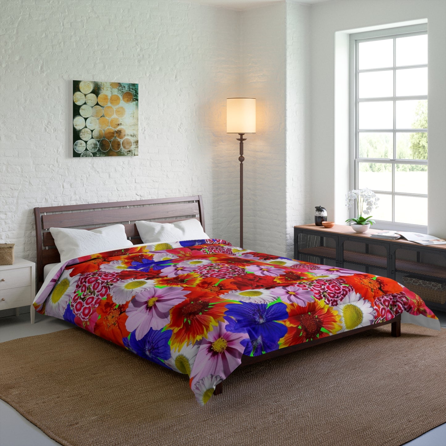 Red Floral Bliss Dream Comforter