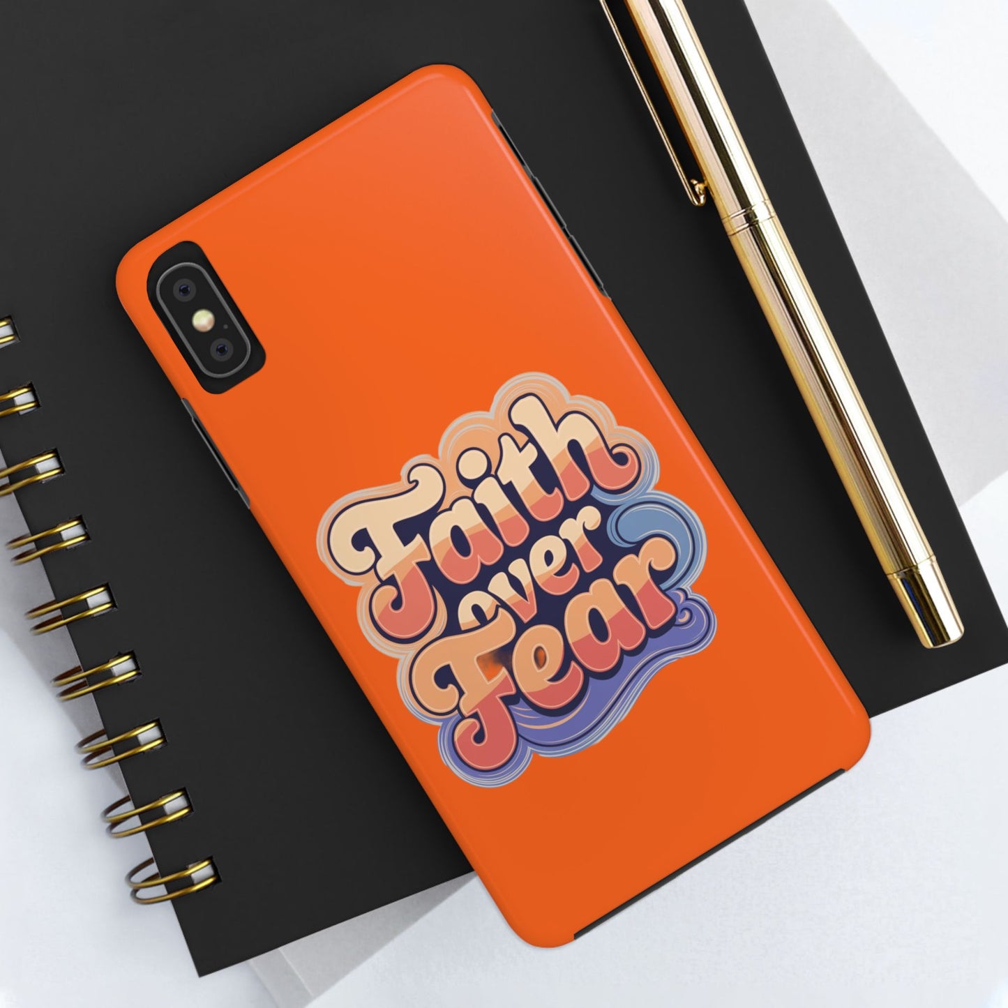 Faith Over Fear Christian Tough Phone Case