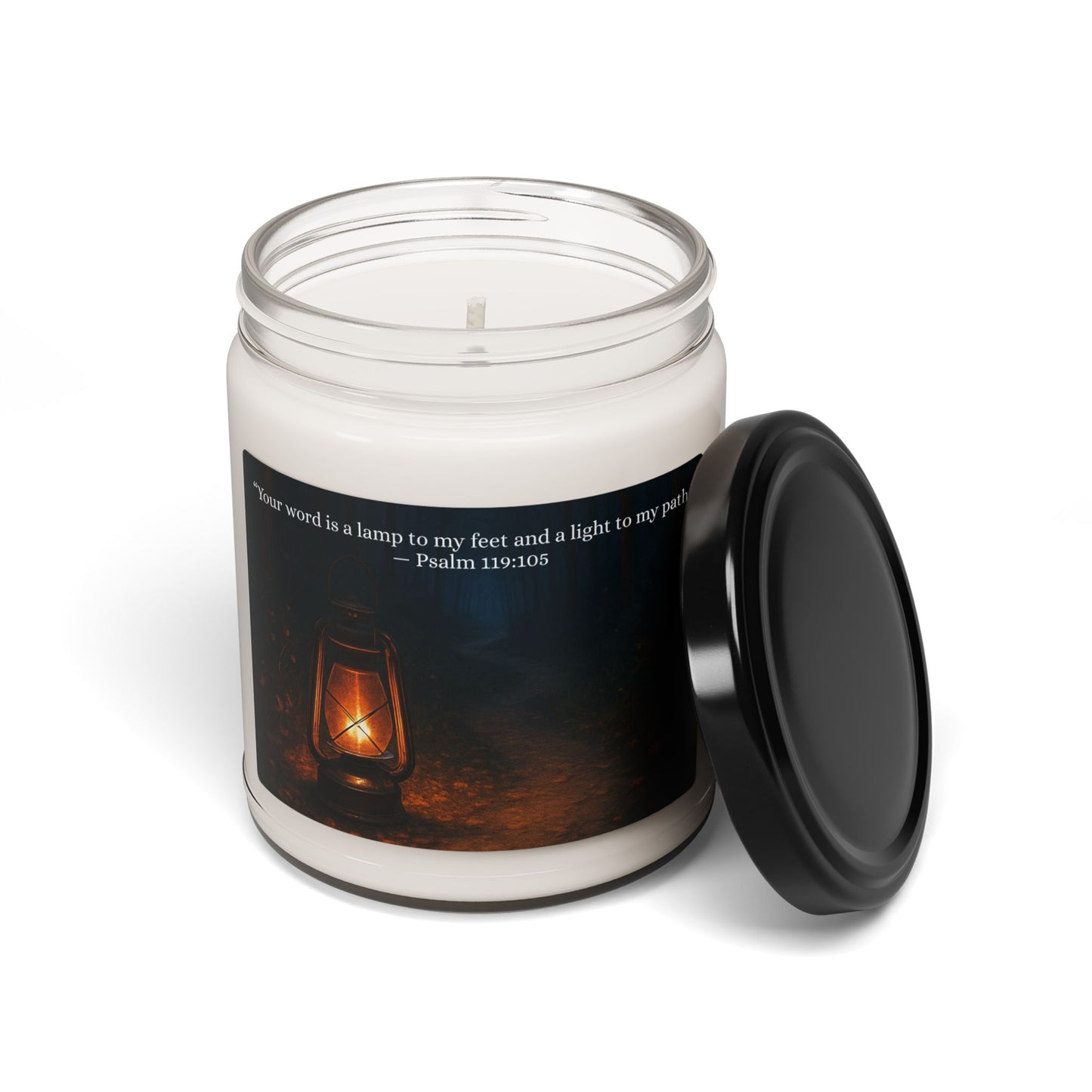 Your Word Is A Lamp To My Feet| Psalm 119:105| Spiritual Scented Soy Candle