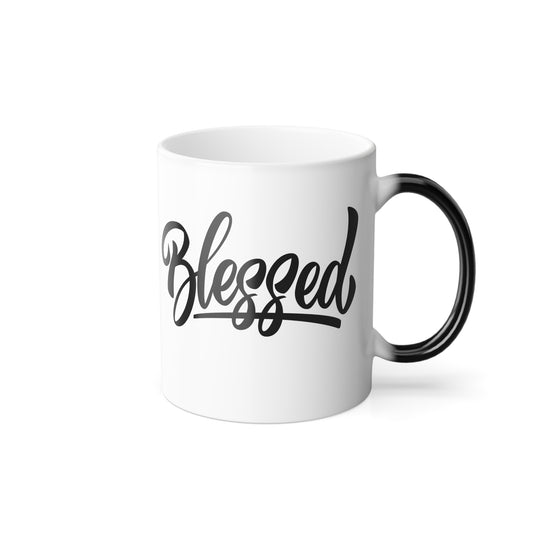 Blessed Morphing Coffee Mug | 11oz Heat-Sensitive Cup