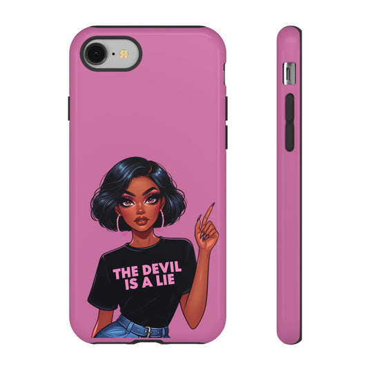 The Devil Is A Lie Christian Tough Phone Case