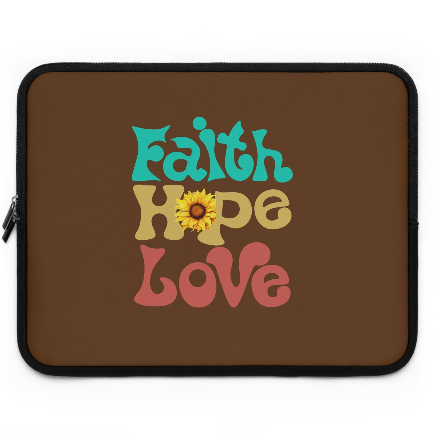 Faith Hope Love Touch Laptop Sleeve