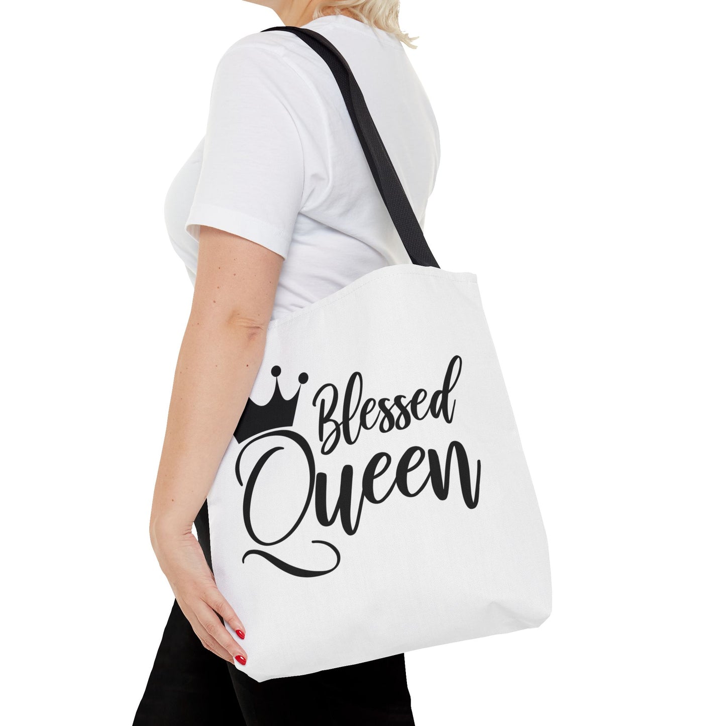 Blessed Queen Custom Tote Bag: Stylish, Durable, Empowering