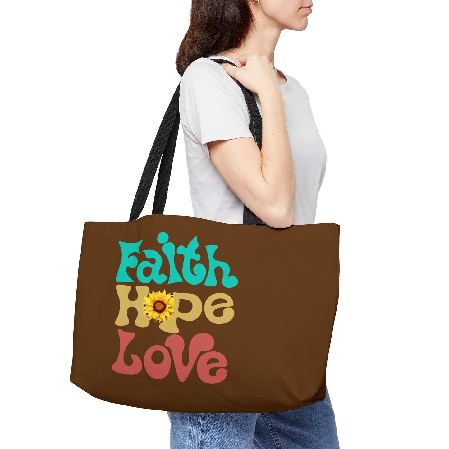 Faith, Hope, and Love Weekender Tote Bag