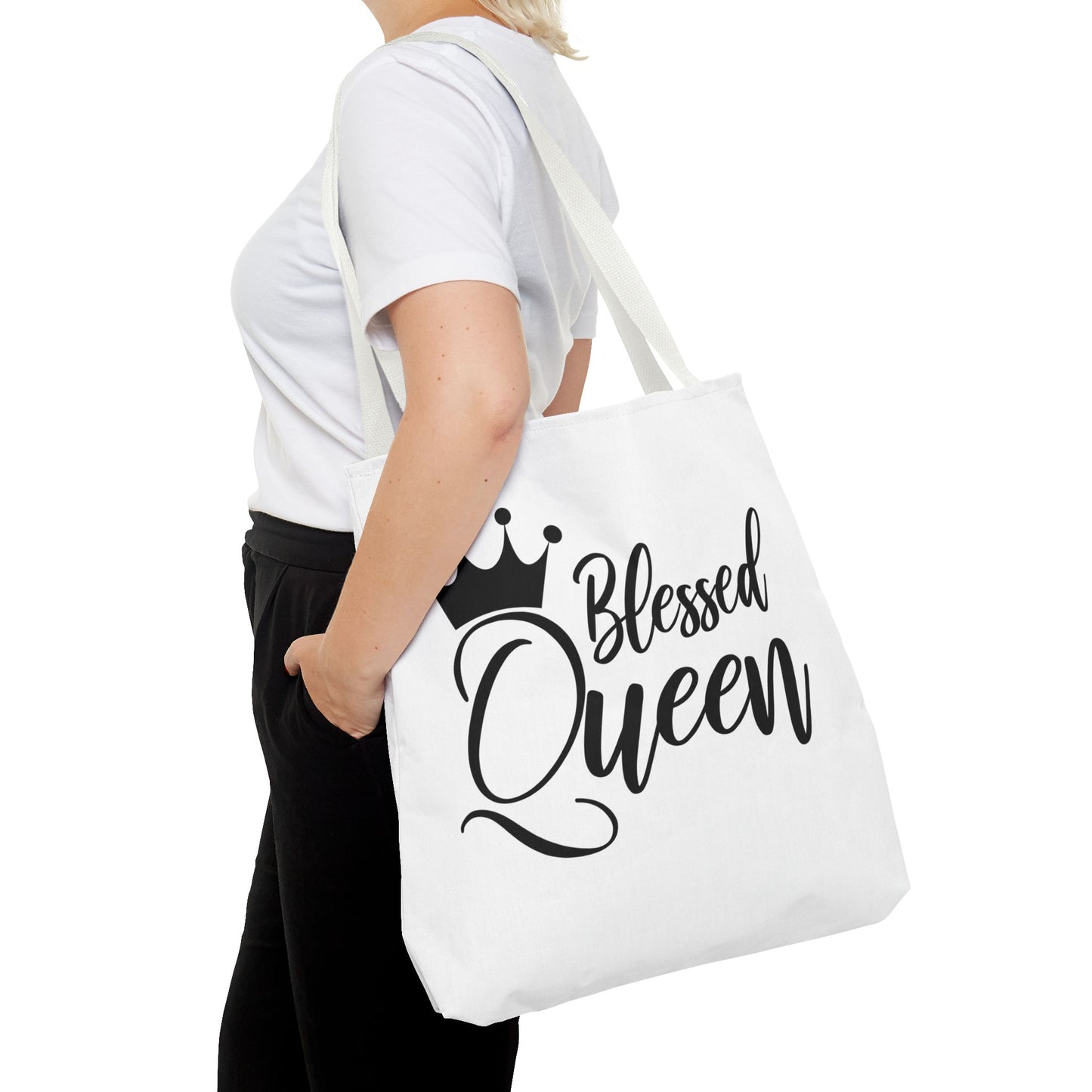 Blessed Queen Custom Tote Bag: Stylish, Durable, Empowering