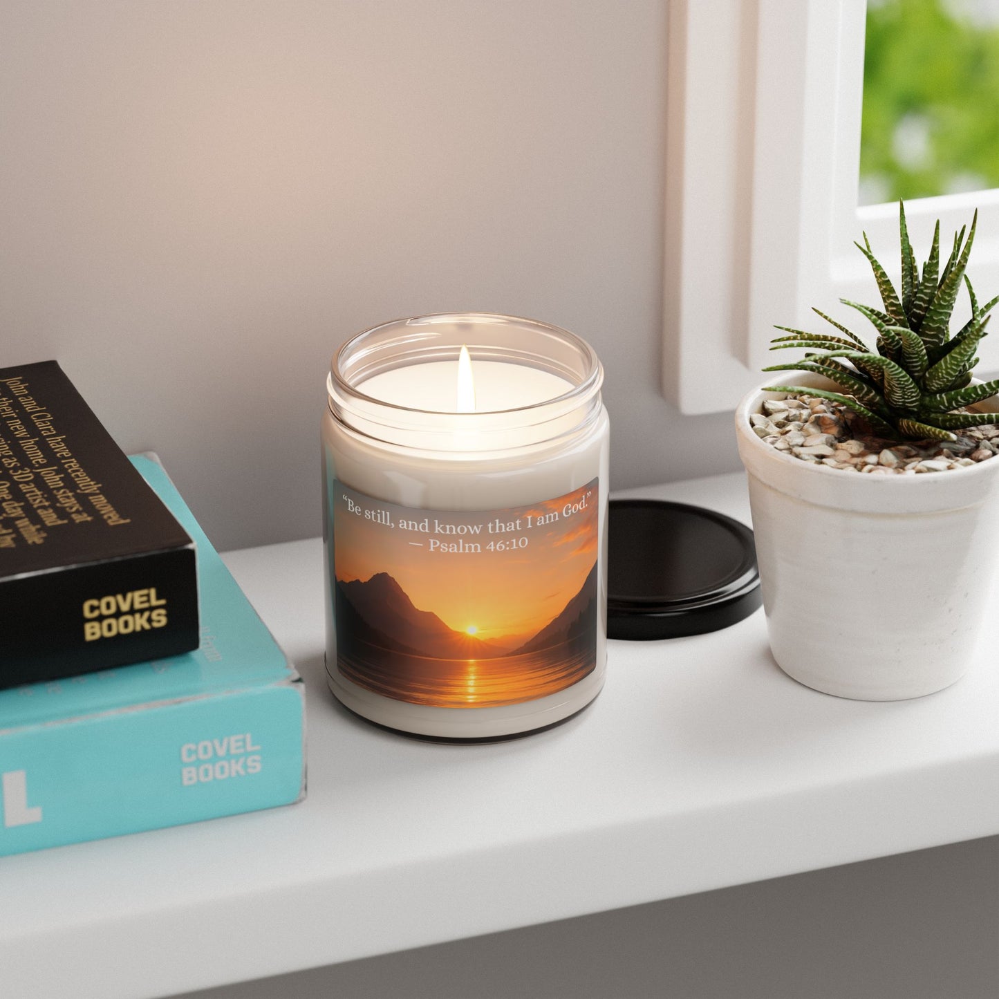 Be Still And Know I Am God| Psalm 46:10| Serene Soy Scented Candle