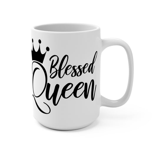 Blessed Queen Coffee Mug | 15oz Ceramic Cup