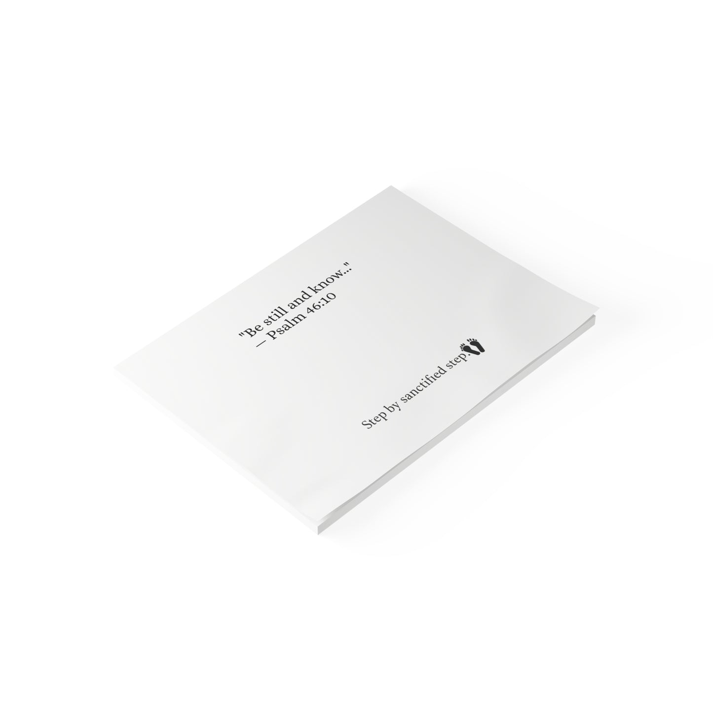 Psalm 46:10 Post-it® Note Pad – “Be Still and Know” Inspirational Scripture Notes