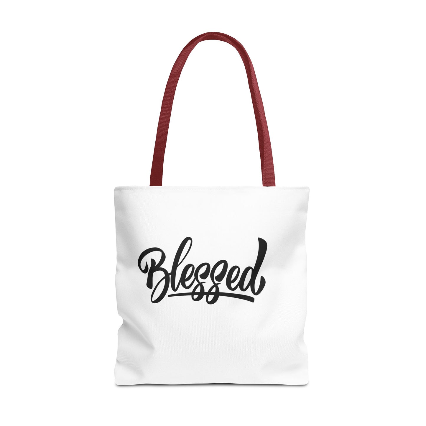 Empowering "Blessed" Inspirational Tote Bag