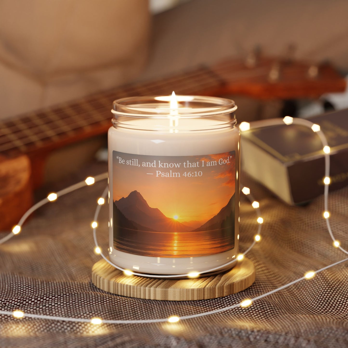 Be Still And Know I Am God| Psalm 46:10| Serene Soy Scented Candle