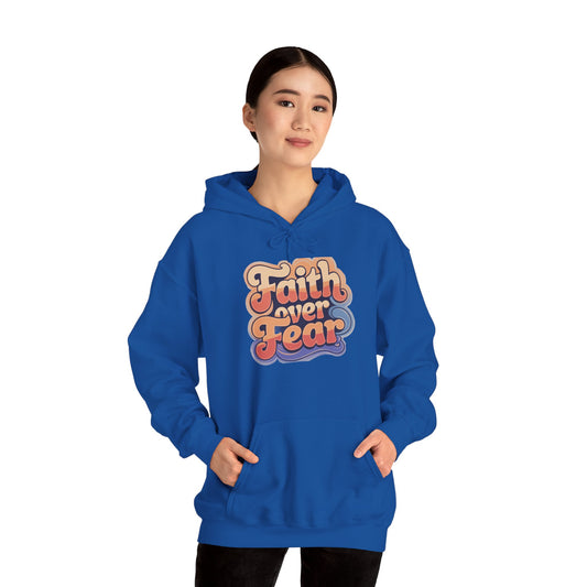 Faith Over Fear  Cozy Unisex Hoodie