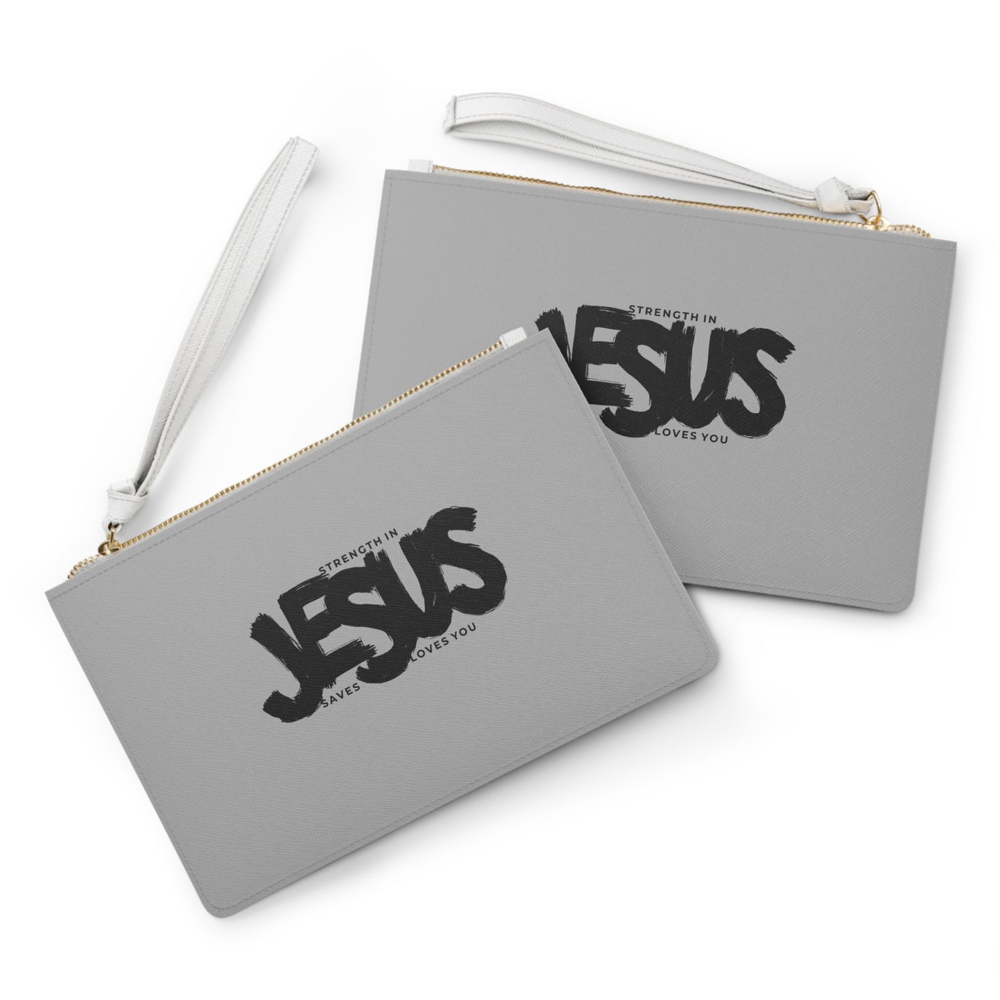 Divine Strength: Clutch with Triple Jesus Messages