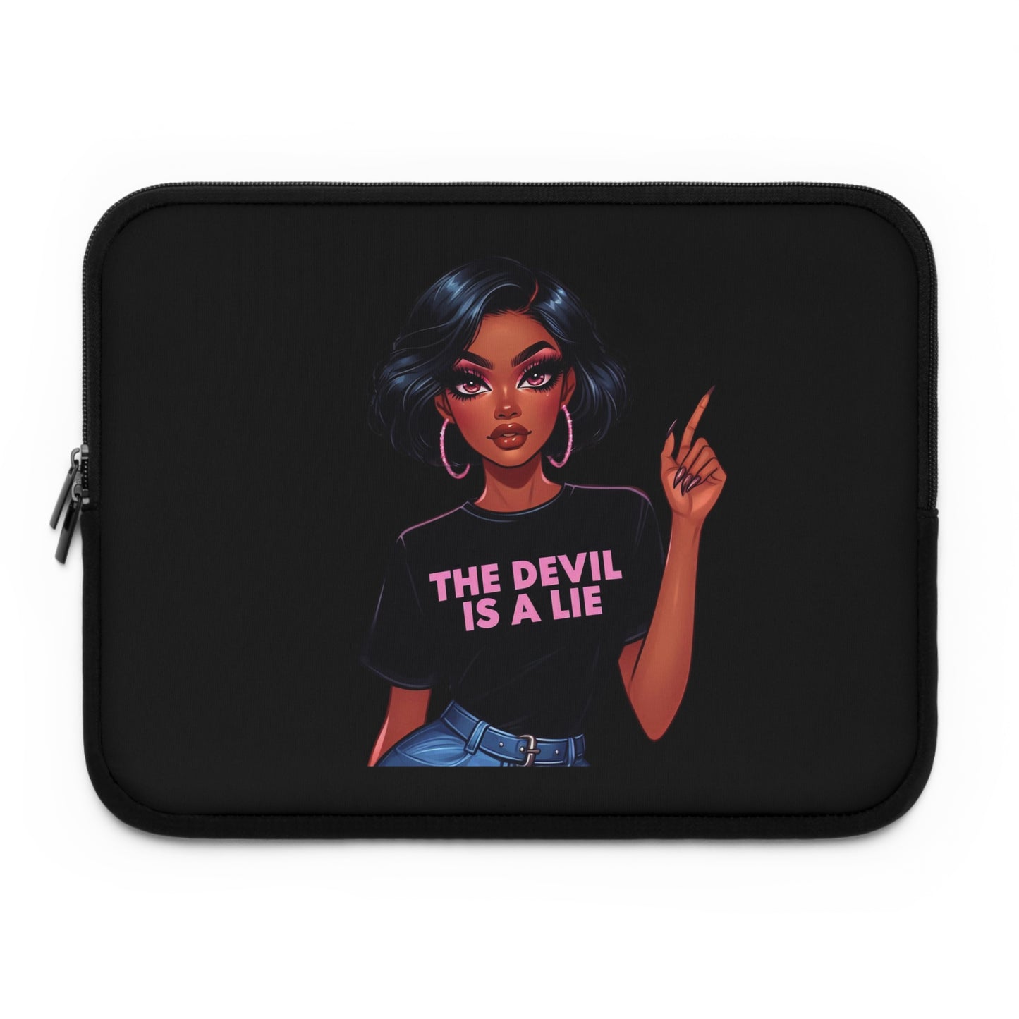The Devil Is A Lie Laptop Sleeve