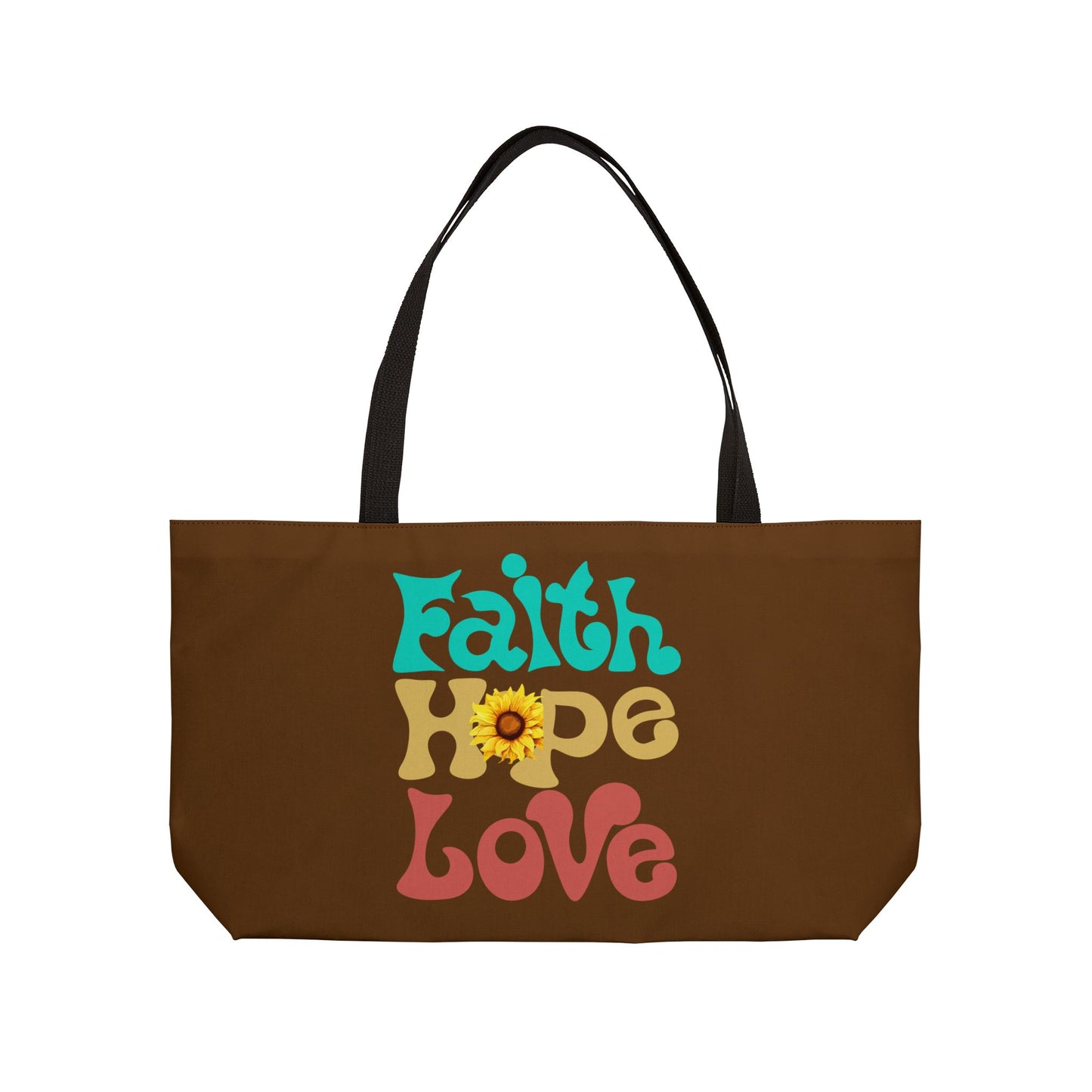 Faith, Hope, and Love Weekender Tote Bag
